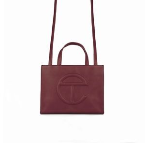 Telfar Medium Oxblood Shopping Bag